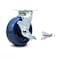 Service Caster 6 Inch Solid Polyurethane Caster with Roller Bearing and Brake/Swivel Lock SCC SCC-30CS620-SPUR-TLB-BSL - alternate 1